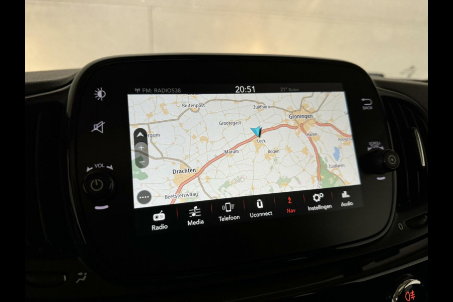 Fiat 500 0.9 TwinAir Turbo Lounge Pano Carplay Cruise NAP