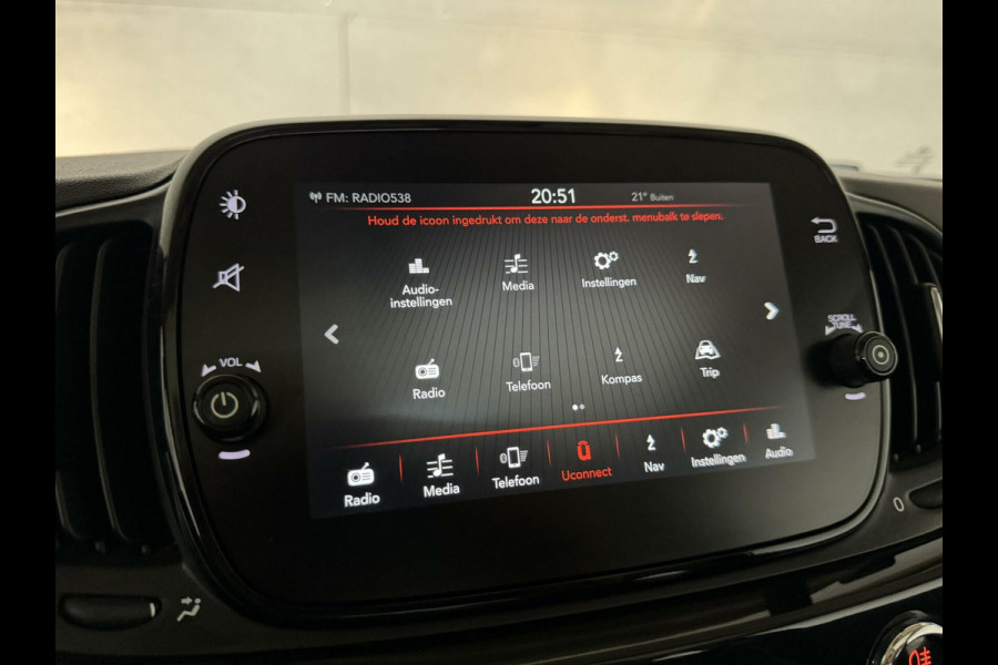 Fiat 500 0.9 TwinAir Turbo Lounge Pano Carplay Cruise NAP