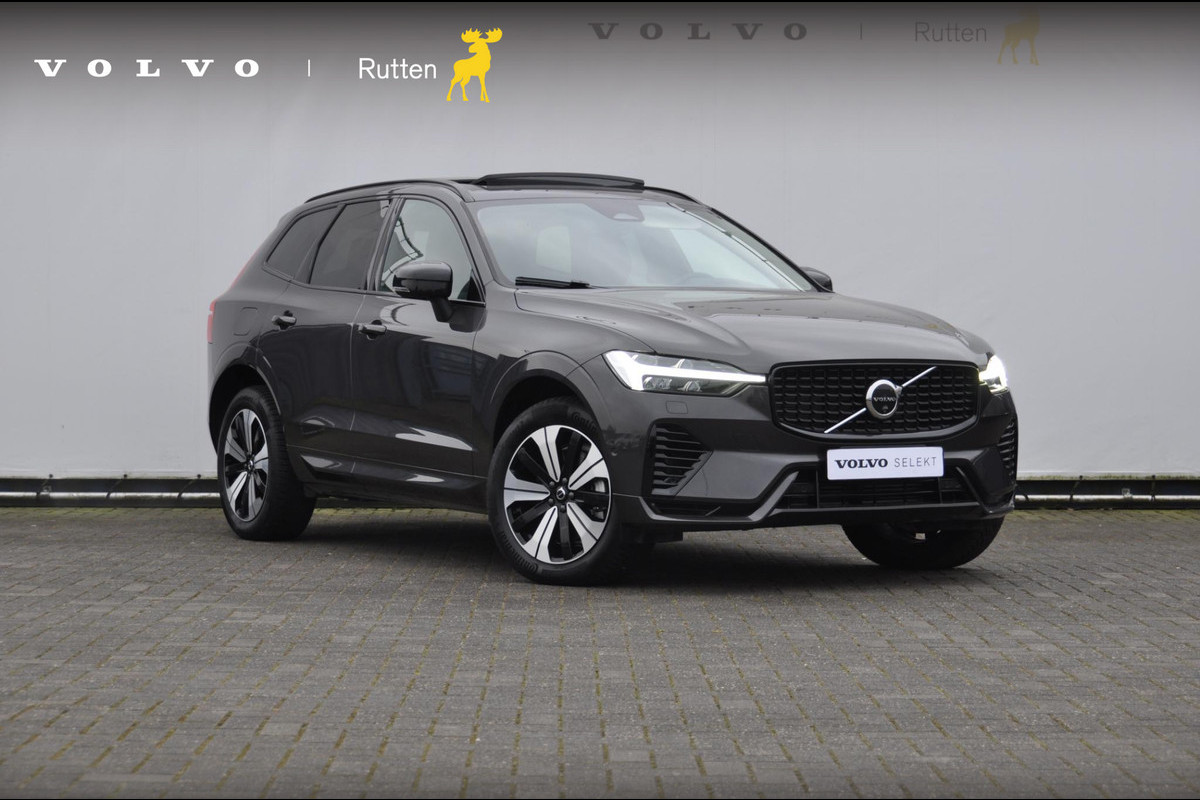Volvo XC60 T6 350PK Automaat Plug-in hybrid AWD Plus Dark Long range / Adaptieve cruise control / Panoramadak / Apple carplay / Parkeersensoren met 360 camera / Elektrische achterklep / Elektrische stoelen met geheugen / Stoel en stuurwielverwarming Volvo XC60 T6 350PK Automaat Plug-in hybrid AWD Plus Dark Long range / Adaptieve cruise control / Panoramadak / Apple carplay / Parkeersensoren met 360 camera / Elektrische achterklep / Elektrische stoelen met geheugen / Stoel en stuurwielverwarming