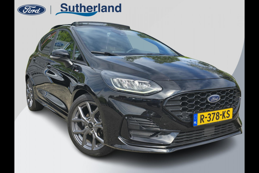 Ford Fiesta 1.0 EcoBoost Hybrid ST-Line X 125pk Trekhaak | Panorama dak / Open dak | Winterpack | Apple Carplay | Achteruitrijcamera