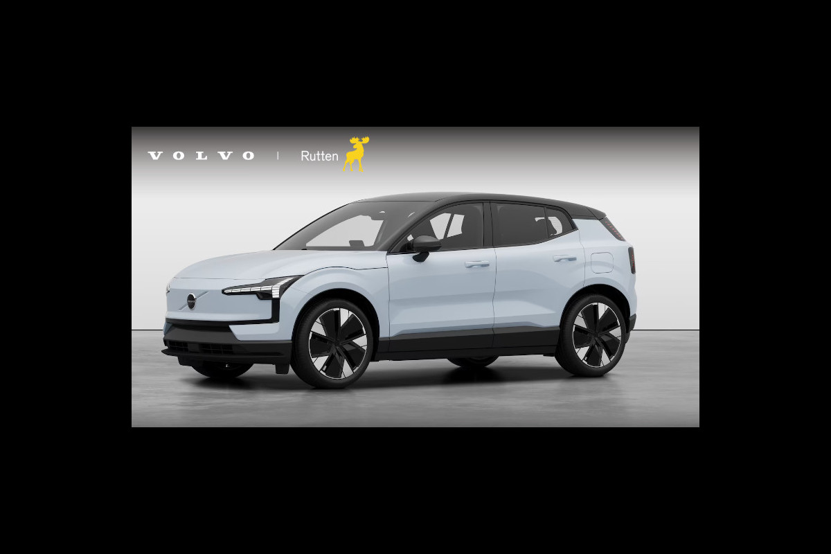 Volvo EX30 Single Ext. Range Plus / Nu van €47.150 Voor €39.650! / / Adaptieve Cruise Control/ Dodehoek Detectie / Parkeersensoren voor en achter/ Achteruitrijcamera/ Warmtepomp/ Google Services/W Volvo EX30 Single Ext. Range Plus / Nu van €47.150 Voor €39.650! / / Adaptieve Cruise Control/ Dodehoek Detectie / Parkeersensoren voor en achter/ Achteruitrijcamera/ Warmtepomp/ Google Services/W