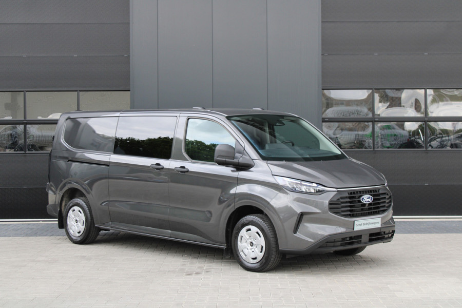 Ford Transit Custom 320 2.0 TDCI L2H1 Trend DC 150 pk - LED Koplampen - 5 Zits - 2x Schuifdeur - Stoelverwarming - Privacyglass