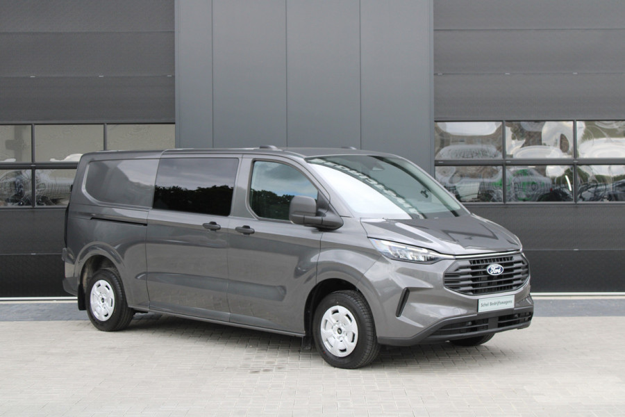 Ford Transit Custom 320 2.0 TDCI L2H1 Trend DC 150 pk - LED Koplampen - 5 Zits - 2x Schuifdeur - Stoelverwarming - Privacyglass