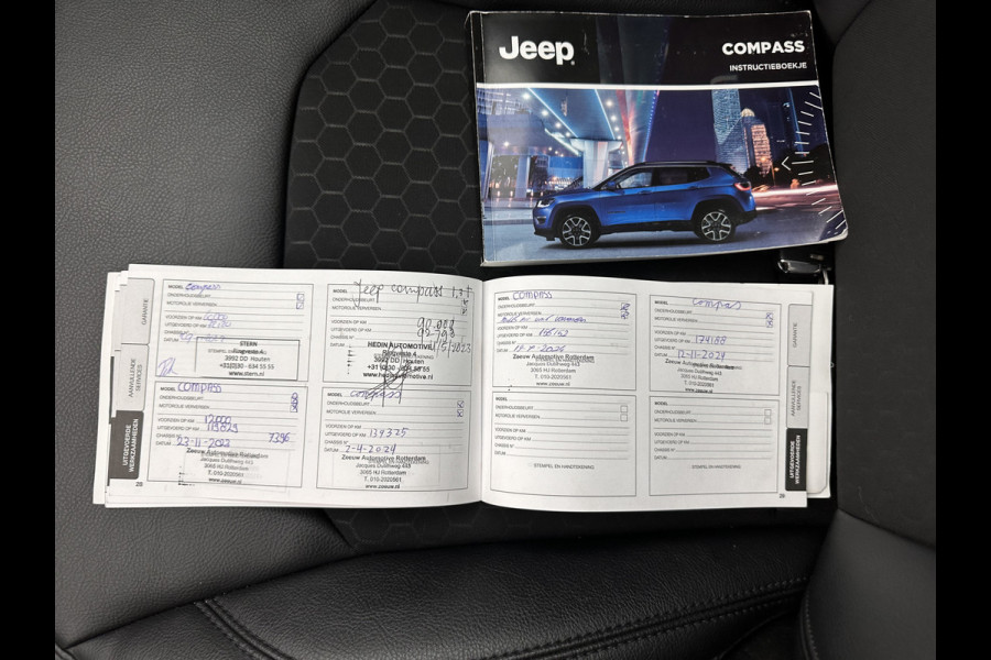 Jeep Compass 1.3T Night-Eagle Aut. *LEATHER-MICROFIBRE | NAVI-FULLMAP | KEYLESS | CAMERA | HEATED-SEATS | COMFORT-SEATS | DAB+ | ECC | LANE-ASSIST | PDC | CRUISE | 19''ALU*