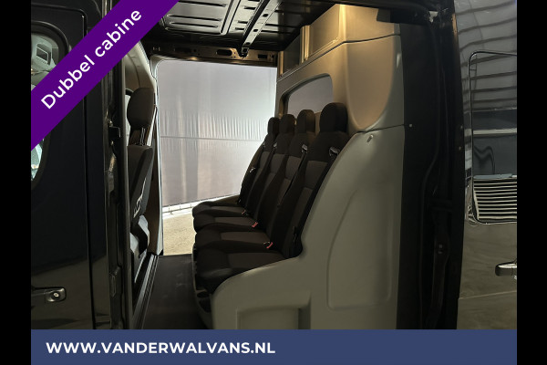 Renault Master 2.3 dCi 170pk L2H2 Dubbele cabine 7 persoons Euro6 Airco | 2x Zijdeur | Navigatie | Camera | 2500kg Trekhaak cruisecontrol, parkeersensoren,