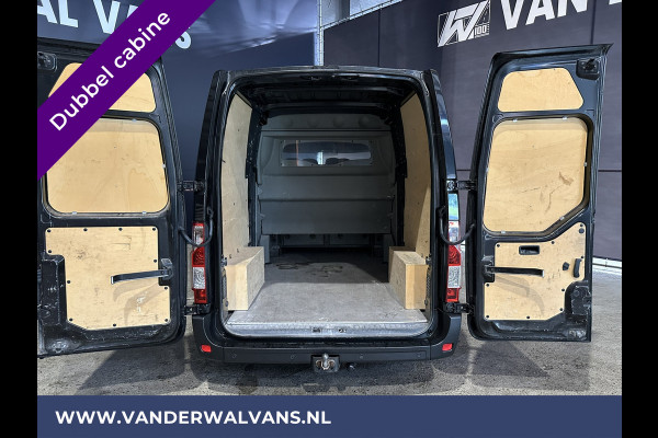 Renault Master 2.3 dCi 170pk L2H2 Dubbele cabine 7 persoons Euro6 Airco | 2x Zijdeur | Navigatie | Camera | 2500kg Trekhaak cruisecontrol, parkeersensoren,