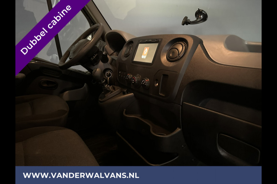 Renault Master 2.3 dCi 170pk L2H2 Dubbele cabine 7 persoons Euro6 Airco | 2x Zijdeur | Navigatie | Camera | 2500kg Trekhaak cruisecontrol, parkeersensoren,