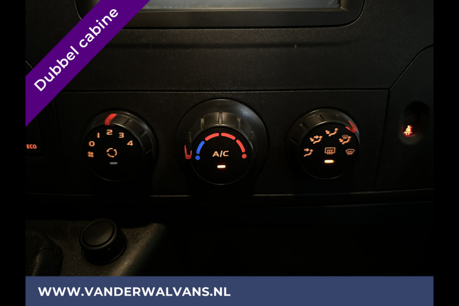 Renault Master 2.3 dCi 170pk L2H2 Dubbele cabine 7 persoons Euro6 Airco | 2x Zijdeur | Navigatie | Camera | 2500kg Trekhaak cruisecontrol, parkeersensoren,
