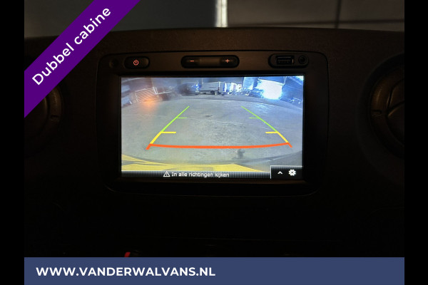 Renault Master 2.3 dCi 170pk L2H2 Dubbele cabine 7 persoons Euro6 Airco | 2x Zijdeur | Navigatie | Camera | 2500kg Trekhaak cruisecontrol, parkeersensoren,