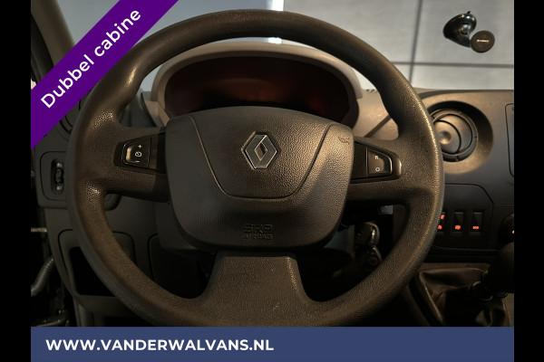Renault Master 2.3 dCi 170pk L2H2 Dubbele cabine 7 persoons Euro6 Airco | 2x Zijdeur | Navigatie | Camera | 2500kg Trekhaak cruisecontrol, parkeersensoren,