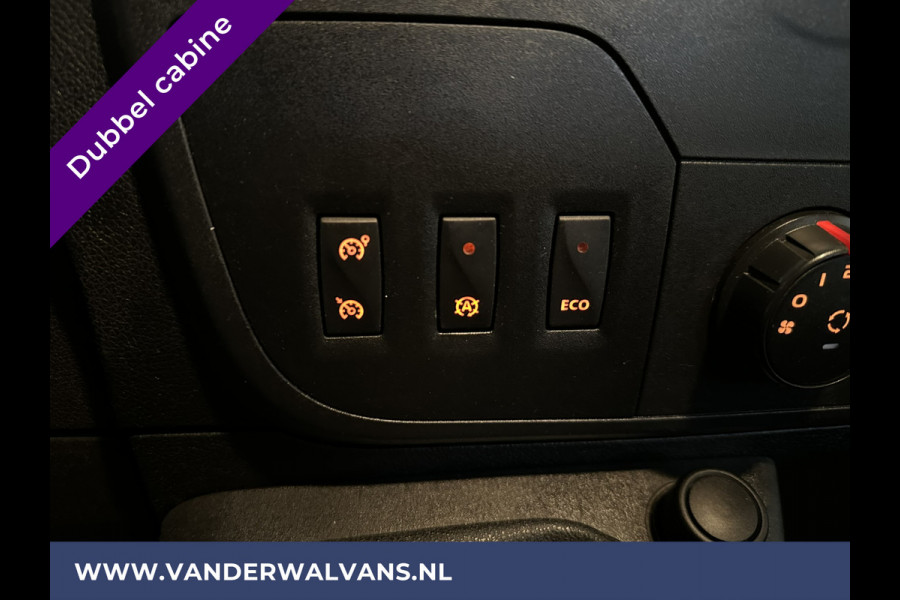 Renault Master 2.3 dCi 170pk L2H2 Dubbele cabine 7 persoons Euro6 Airco | 2x Zijdeur | Navigatie | Camera | 2500kg Trekhaak cruisecontrol, parkeersensoren,