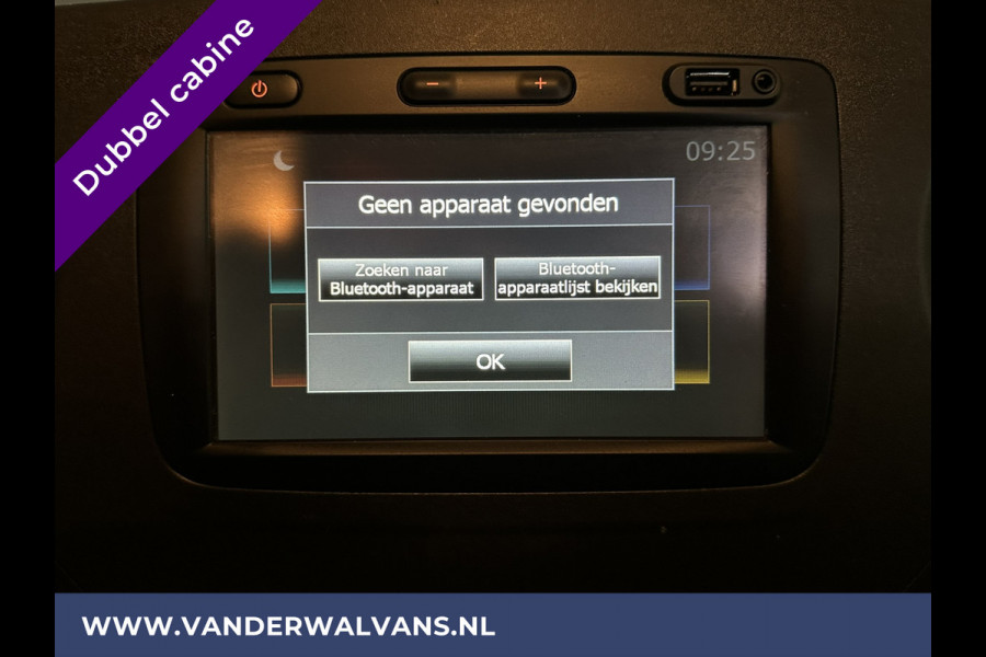Renault Master 2.3 dCi 170pk L2H2 Dubbele cabine 7 persoons Euro6 Airco | 2x Zijdeur | Navigatie | Camera | 2500kg Trekhaak cruisecontrol, parkeersensoren,