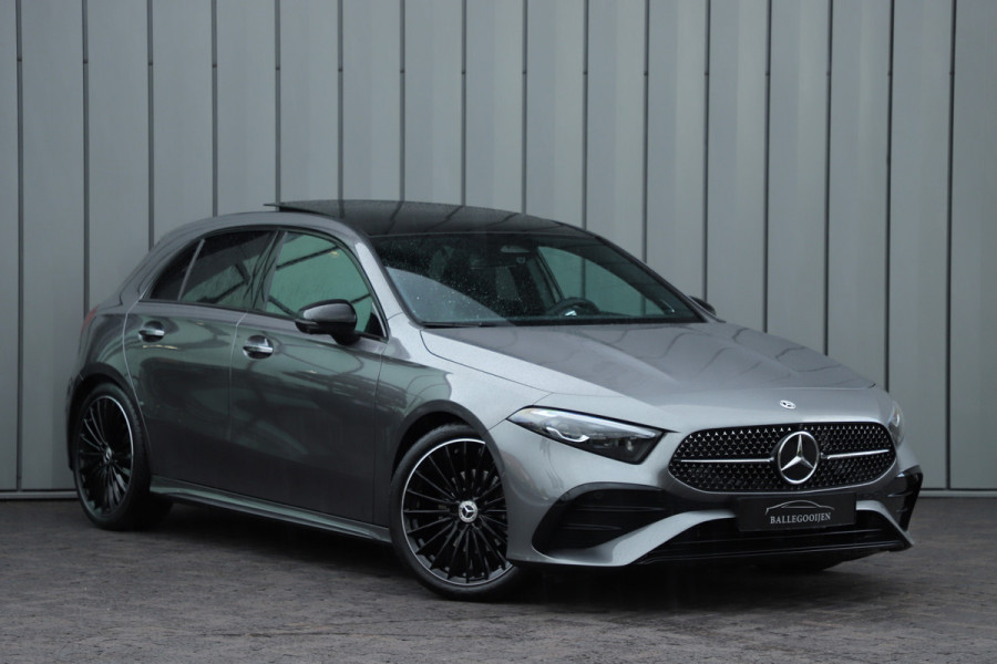 Mercedes-Benz A-Klasse 180 AMG Aut7 | Head-up | Keyles-go | Burmester | Pano | Sfeerverlichting | Multi-beam | 2023.