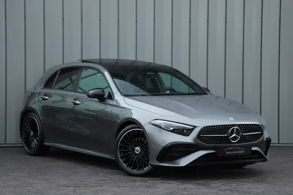 Mercedes-Benz A-Klasse 180 AMG Aut7 | Head-up | Keyles-go | Burmester | Pano | Sfeerverlichting | Multi-beam | 2023.