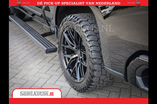 Chevrolet Silverado | Bruut | Black Ops | All-in Black | Special Wheels | Garantie tot 20-11-2026 of 200000 km | Comfortabele Dubbele Cabine met Royale 5 Zitplaatsen | De Meest Luxe en Volle Pick-Up in zijn Klasse |