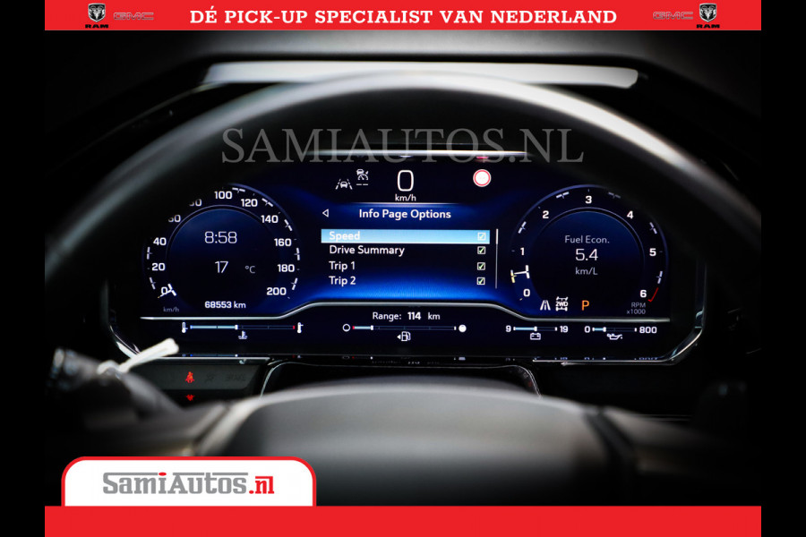 Chevrolet Silverado | Bruut | Black Ops | All-in Black | Special Wheels | Garantie tot 20-11-2026 of 200000 km | Comfortabele Dubbele Cabine met Royale 5 Zitplaatsen | De Meest Luxe en Volle Pick-Up in zijn Klasse |