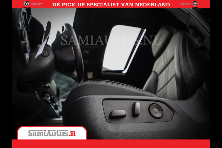 Chevrolet Silverado | Bruut | Black Ops | All-in Black | Special Wheels | Garantie tot 20-11-2026 of 200000 km | Comfortabele Dubbele Cabine met Royale 5 Zitplaatsen | De Meest Luxe en Volle Pick-Up in zijn Klasse |