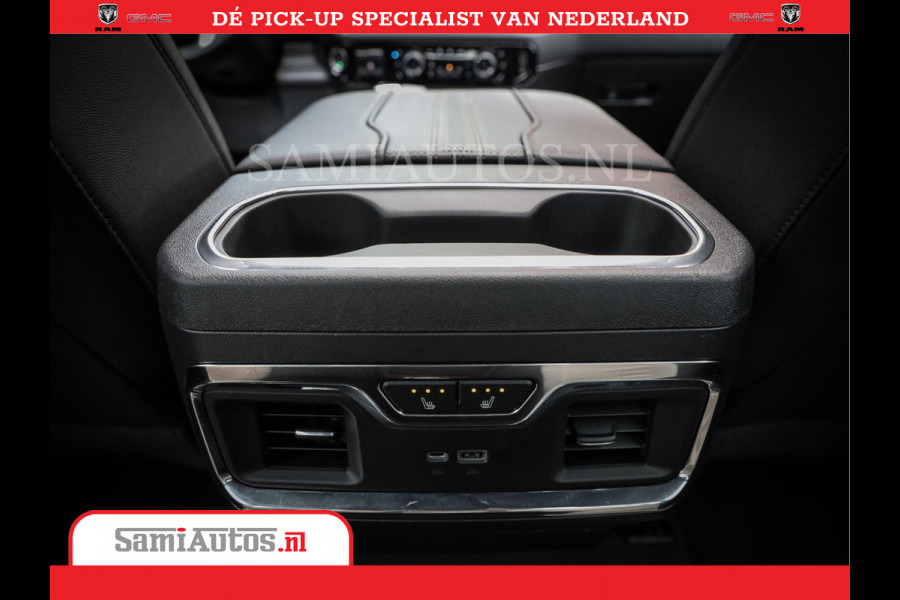 Chevrolet Silverado | Bruut | Black Ops | All-in Black | Special Wheels | Garantie tot 20-11-2026 of 200000 km | Comfortabele Dubbele Cabine met Royale 5 Zitplaatsen | De Meest Luxe en Volle Pick-Up in zijn Klasse |