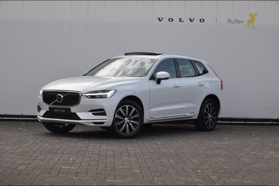 Volvo XC60 T8 390PK Automaat AWD Inscription /Navigatie / Semi-elektrisch inklapbare trekhaak / Panoramisch schuif/kantel dak / Cruise Control / Elektrische verstelbare stoelen / bestuurderstoel met geheugen functie / Apple Carplay / Android Auto /