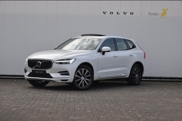 Volvo XC60 T8 390PK Automaat AWD Inscription /Navigatie / Semi-elektrisch inklapbare trekhaak / Panoramisch schuif/kantel dak / Cruise Control / Elektrische verstelbare stoelen / bestuurderstoel met geheugen functie / Apple Carplay / Android Auto /