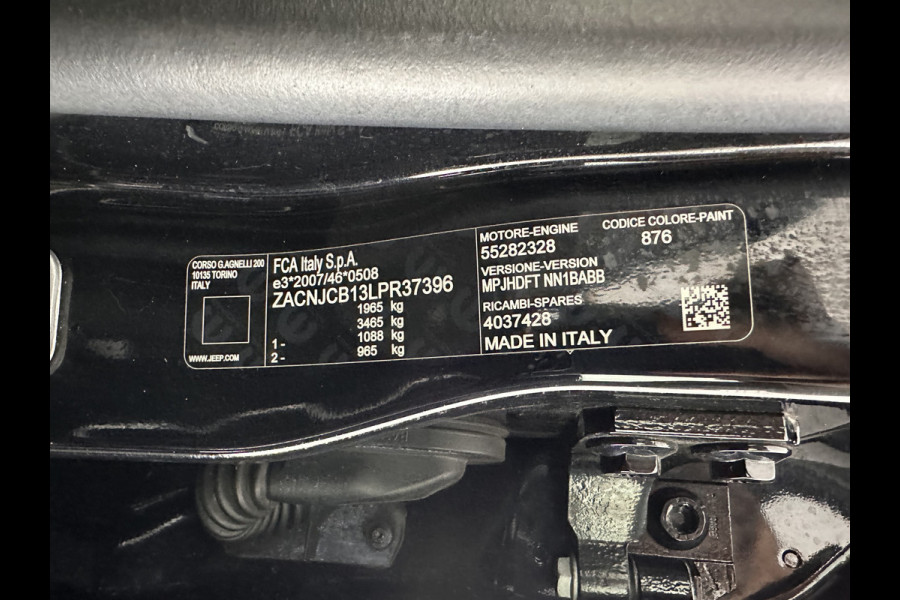 Jeep Compass 1.3T Night-Eagle Aut. *LEATHER-MICROFIBRE | NAVI-FULLMAP | KEYLESS | CAMERA | HEATED-SEATS | COMFORT-SEATS | DAB+ | ECC | LANE-ASSIST | PDC | CRUISE | 19''ALU*