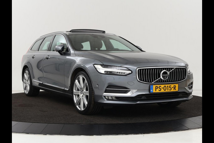 Volvo V90 2.0 T5 Inscription | Trekhaak | head-up display | Panoramadak | Luxe Leder | 360 Camera | Apple Carplay | Navigatie | Stoelverwarming voor en acher | LMV 20