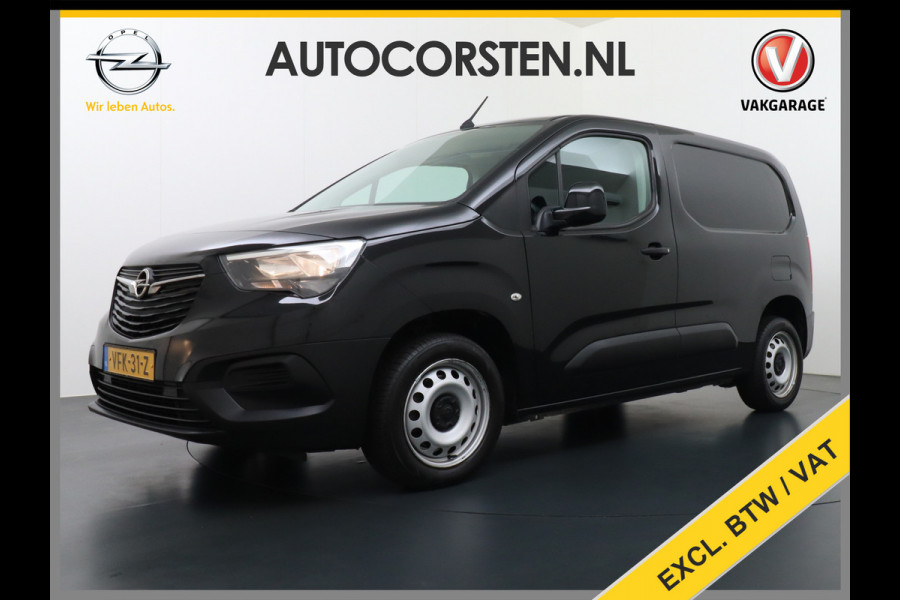 Opel Combo 1.5D 102PK L1H1 Airco Apple Carplay Android Auto Navi Cruise Control DAB Pdc Armsteun Bluetooth Edition Betonplex Vloer Lat om Lat Betimmering Schuifdeur  Edition+ Pack 1e Eigenaar
