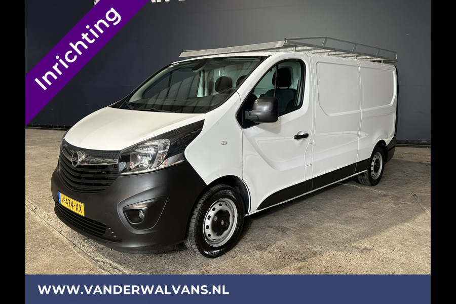 Opel Vivaro 1.6 CDTI 125 pk L2H1 inrichting Euro6 Airco | Imperiaal | Trekhaak | Navigatie | Camera | Cruisecontrol Parkeersensoren, Bijrijdersbank