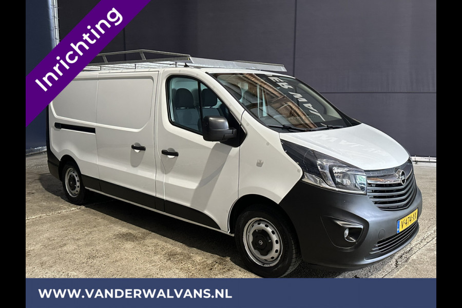 Opel Vivaro 1.6 CDTI 125 pk L2H1 inrichting Euro6 Airco | Imperiaal | Trekhaak | Navigatie | Camera | Cruisecontrol Parkeersensoren, Bijrijdersbank