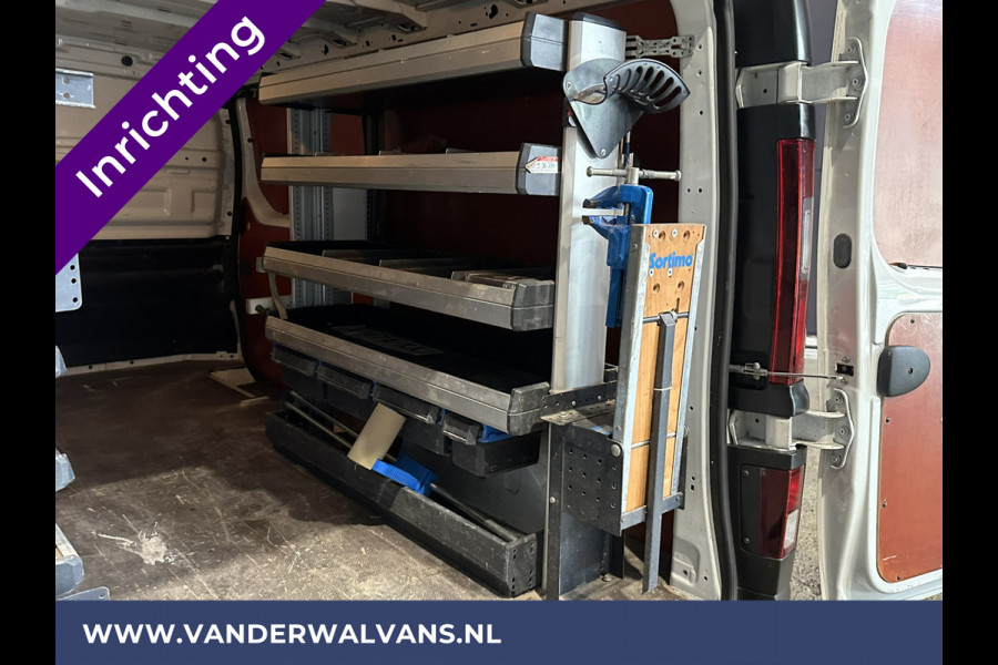 Opel Vivaro 1.6 CDTI 125 pk L2H1 inrichting Euro6 Airco | Imperiaal | Trekhaak | Navigatie | Camera | Cruisecontrol Parkeersensoren, Bijrijdersbank