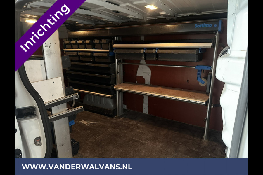 Opel Vivaro 1.6 CDTI 125 pk L2H1 inrichting Euro6 Airco | Imperiaal | Trekhaak | Navigatie | Camera | Cruisecontrol Parkeersensoren, Bijrijdersbank