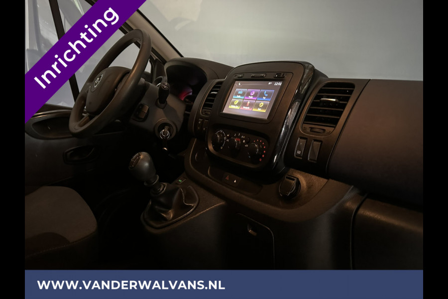 Opel Vivaro 1.6 CDTI 125 pk L2H1 inrichting Euro6 Airco | Imperiaal | Trekhaak | Navigatie | Camera | Cruisecontrol Parkeersensoren, Bijrijdersbank