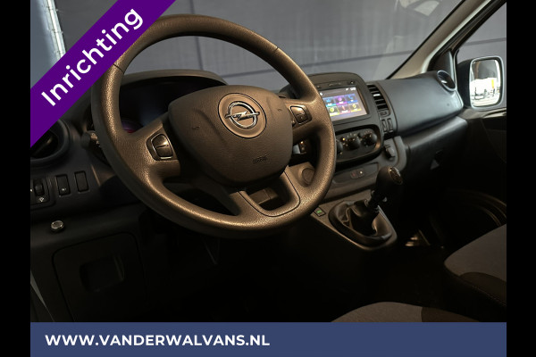 Opel Vivaro 1.6 CDTI 125 pk L2H1 inrichting Euro6 Airco | Imperiaal | Trekhaak | Navigatie | Camera | Cruisecontrol Parkeersensoren, Bijrijdersbank
