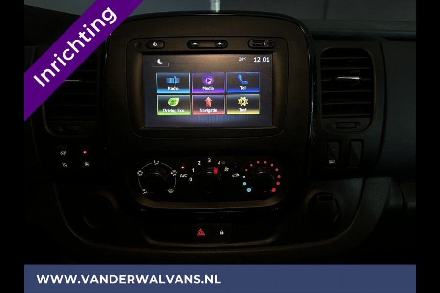 Opel Vivaro 1.6 CDTI 125 pk L2H1 inrichting Euro6 Airco | Imperiaal | Trekhaak | Navigatie | Camera | Cruisecontrol Parkeersensoren, Bijrijdersbank