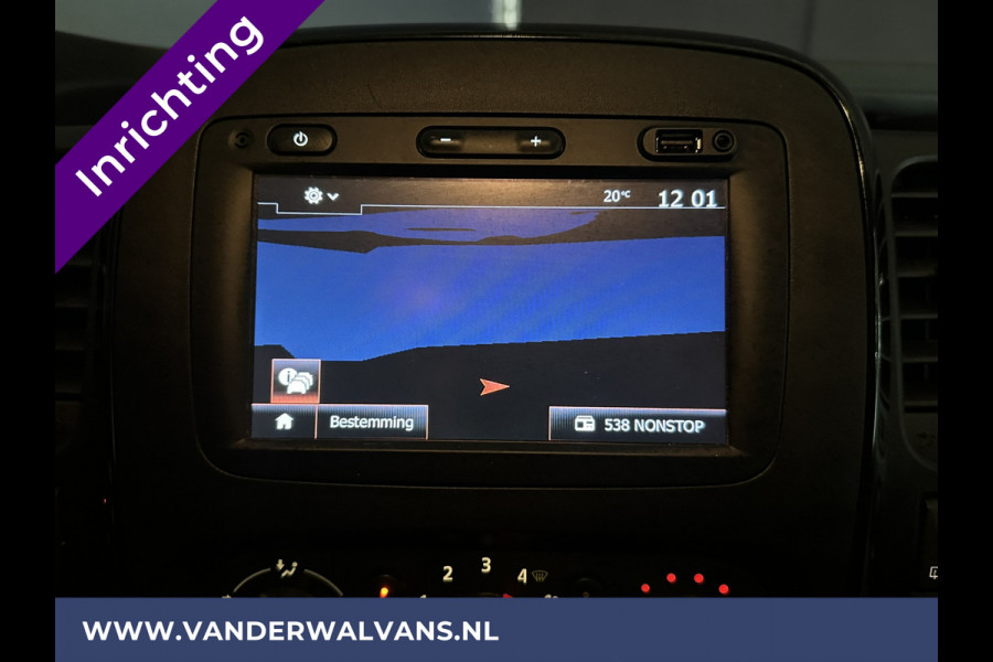 Opel Vivaro 1.6 CDTI 125 pk L2H1 inrichting Euro6 Airco | Imperiaal | Trekhaak | Navigatie | Camera | Cruisecontrol Parkeersensoren, Bijrijdersbank
