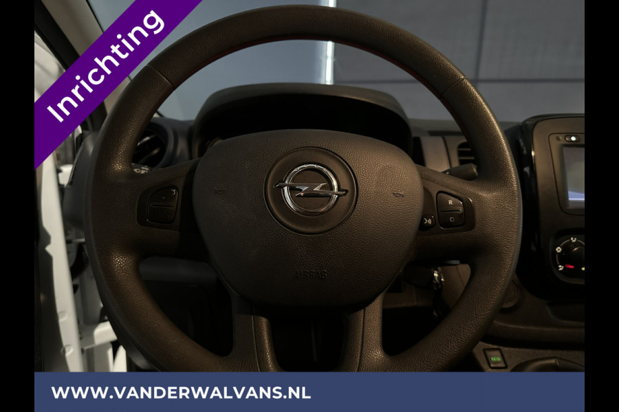 Opel Vivaro 1.6 CDTI 125 pk L2H1 inrichting Euro6 Airco | Imperiaal | Trekhaak | Navigatie | Camera | Cruisecontrol Parkeersensoren, Bijrijdersbank