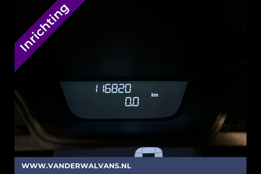 Opel Vivaro 1.6 CDTI 125 pk L2H1 inrichting Euro6 Airco | Imperiaal | Trekhaak | Navigatie | Camera | Cruisecontrol Parkeersensoren, Bijrijdersbank