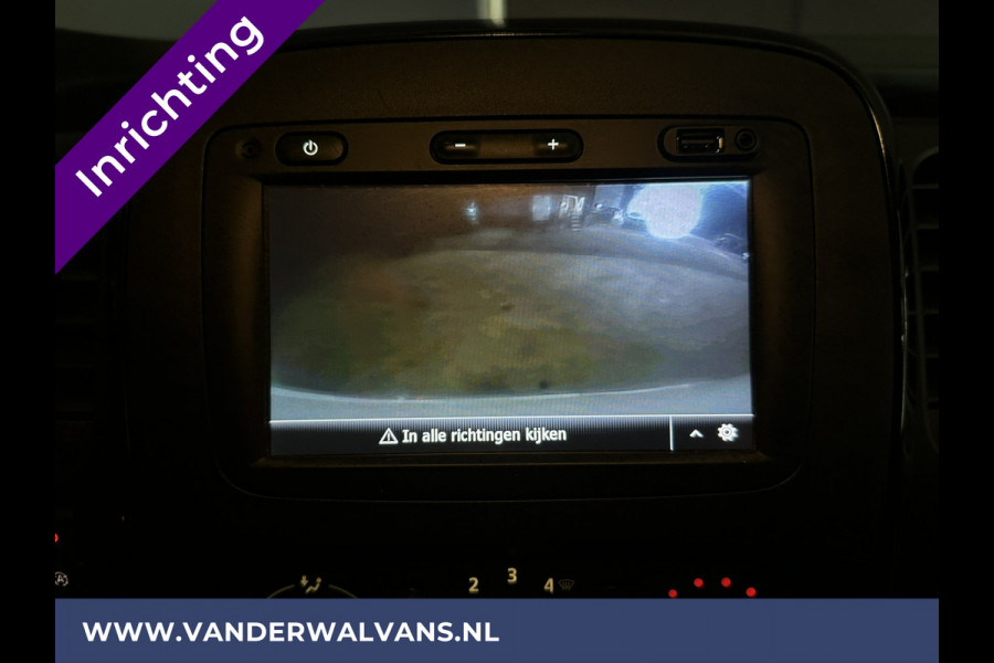 Opel Vivaro 1.6 CDTI 125 pk L2H1 inrichting Euro6 Airco | Imperiaal | Trekhaak | Navigatie | Camera | Cruisecontrol Parkeersensoren, Bijrijdersbank