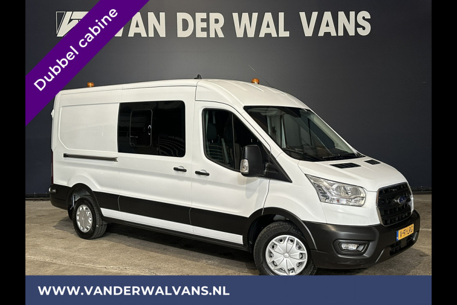 Ford Transit 2.0 TDCI 170pk 3500kg Trekhaak L3H2 Dubbele Cabine Euro6 Airco | 6-Zits | Camera cruisecontrol, parkeersensoren