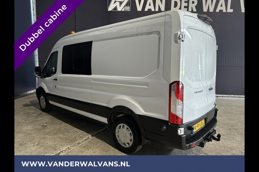 Ford Transit 2.0 TDCI 170pk 3500kg Trekhaak L3H2 Dubbele Cabine Euro6 Airco | 6-Zits | Camera cruisecontrol, parkeersensoren
