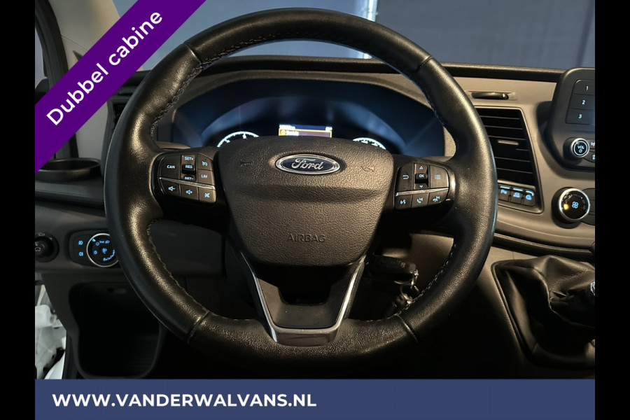 Ford Transit 2.0 TDCI 170pk 3500kg Trekhaak L3H2 Dubbele Cabine Euro6 Airco | 6-Zits | Camera cruisecontrol, parkeersensoren