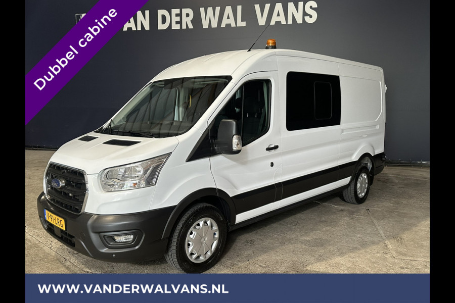 Ford Transit 2.0 TDCI 170pk 3500kg Trekhaak L3H2 Dubbele Cabine Euro6 Airco | 6-Zits | Camera cruisecontrol, parkeersensoren