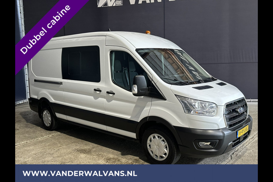 Ford Transit 2.0 TDCI 170pk 3500kg Trekhaak L3H2 Dubbele Cabine Euro6 Airco | 6-Zits | Camera cruisecontrol, parkeersensoren