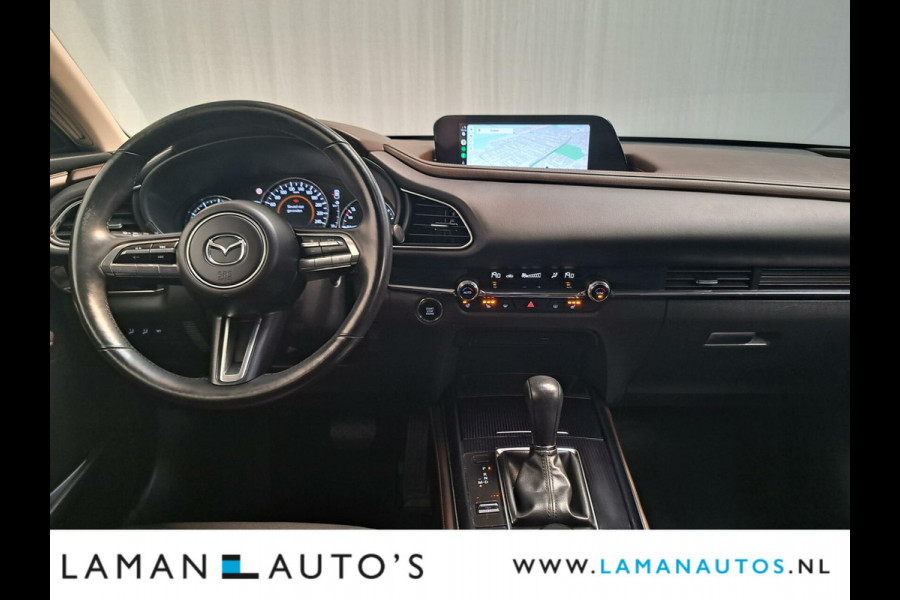 Mazda CX-30 2.0 e-SkyActiv-X M Hybrid 180pk Luxury Automaat | Bose Leder CarPlay 18" LMV ACC ECC BSM HUD Camera Metallic | Hybrid Voorschote