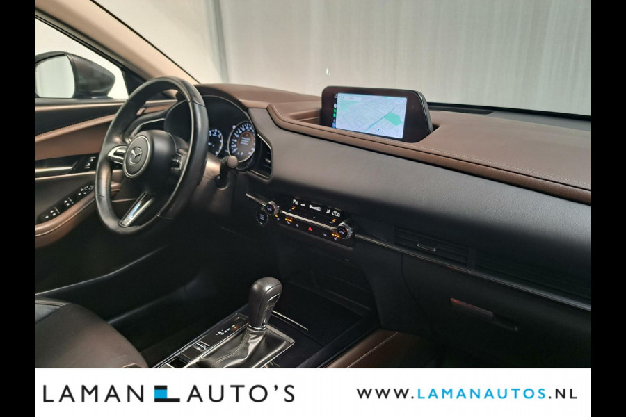 Mazda CX-30 2.0 e-SkyActiv-X M Hybrid 180pk Luxury Automaat | Bose Leder CarPlay 18" LMV ACC ECC BSM HUD Camera Metallic | Hybrid Voorschote