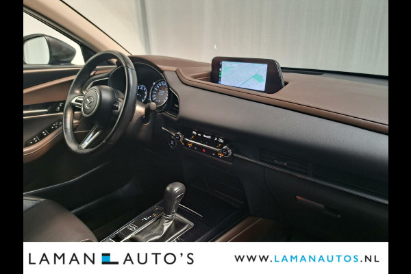 Mazda CX-30 2.0 e-SkyActiv-X M Hybrid 180pk Luxury Automaat | Bose Leder CarPlay 18" LMV ACC ECC BSM HUD Camera Metallic | Hybrid Voorschote
