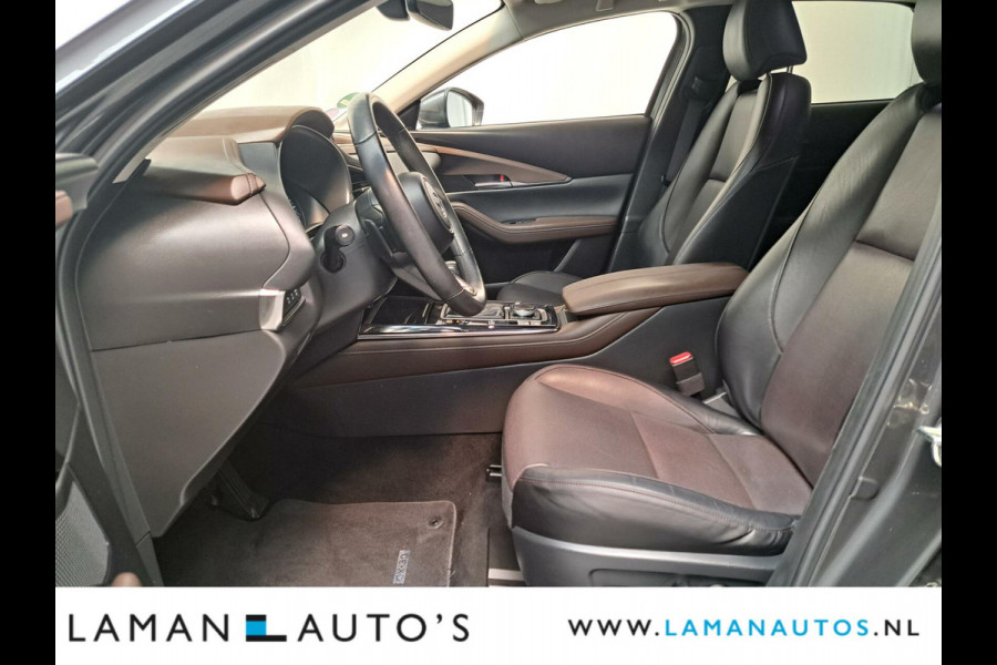 Mazda CX-30 2.0 e-SkyActiv-X M Hybrid 180pk Luxury Automaat | Bose Leder CarPlay 18" LMV ACC ECC BSM HUD Camera Metallic | Hybrid Voorschote