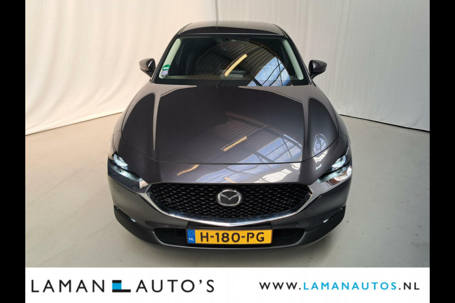 Mazda CX-30 2.0 e-SkyActiv-X M Hybrid 180pk Luxury Automaat | Bose Leder CarPlay 18" LMV ACC ECC BSM HUD Camera Metallic | Hybrid Voorschote