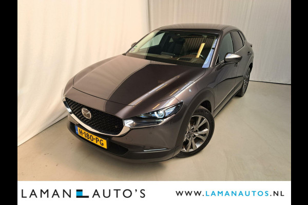 Mazda CX-30 2.0 e-SkyActiv-X M Hybrid 180pk Luxury Automaat | Bose Leder CarPlay 18" LMV ACC ECC BSM HUD Camera Metallic | Hybrid Voorschote