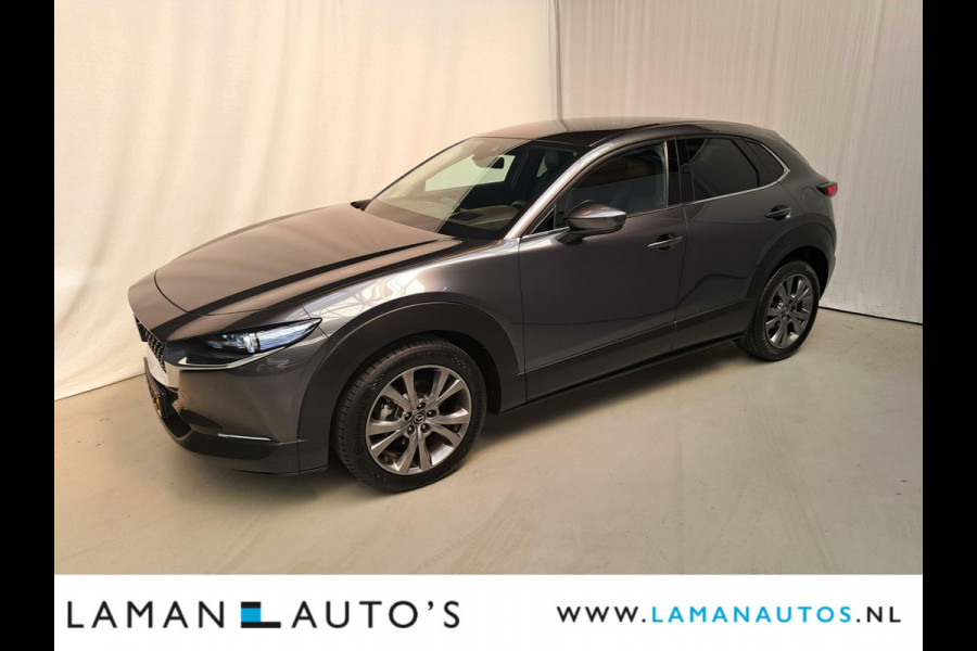 Mazda CX-30 2.0 e-SkyActiv-X M Hybrid 180pk Luxury Automaat | Bose Leder CarPlay 18" LMV ACC ECC BSM HUD Camera Metallic | Hybrid Voorschote